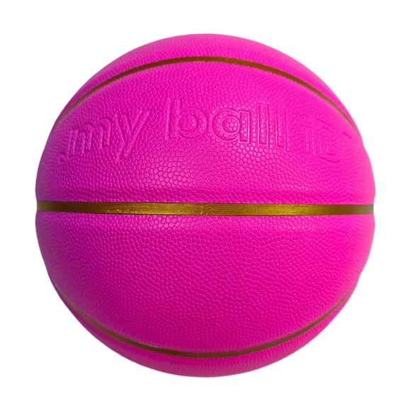 Personalised my ball iD Basketball - Pink/Purple Gummy Series